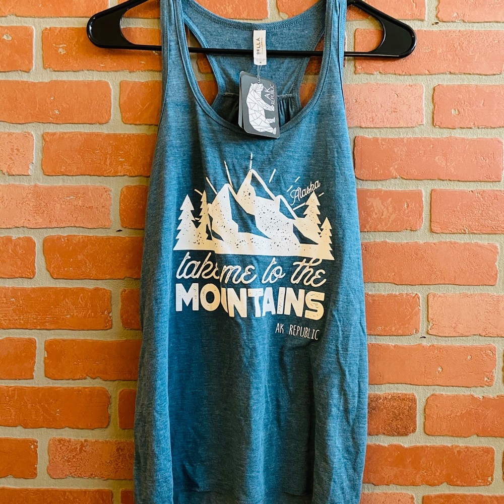 AK Republic Take Me To The Mountains tank top